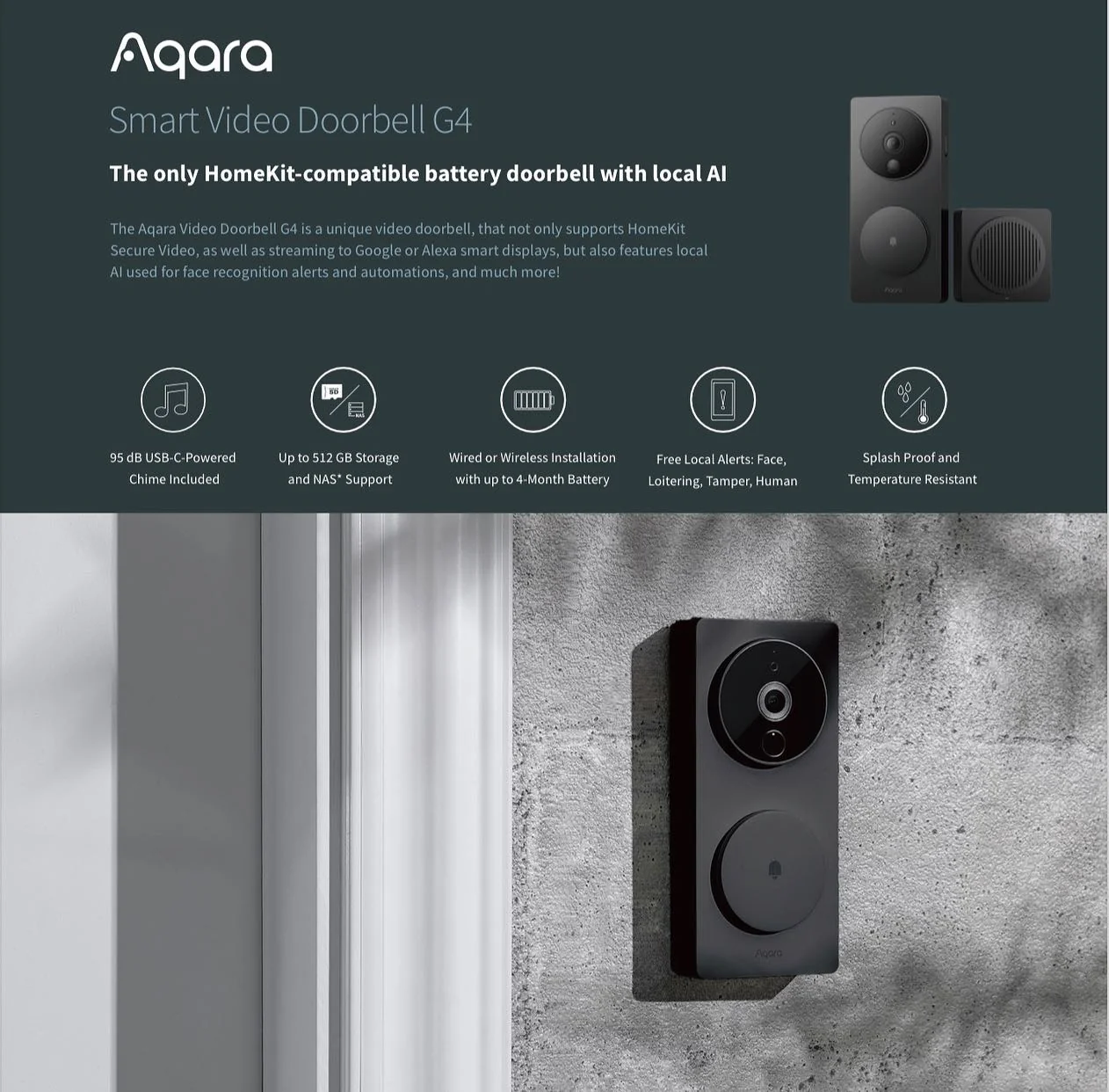 Aqara Smart Video Doorbell G4 - Image 3